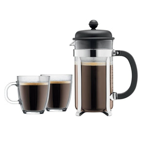 Bodum Caffettiera For 2 French Press Set - 8 Cup