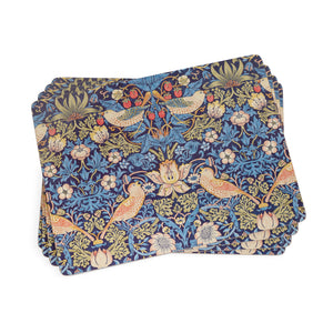 Pimpernel Placemats - Strawberry Thief Blue (Set of 4)