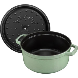 Staub Round Cocotte 5.5Qt - Sage