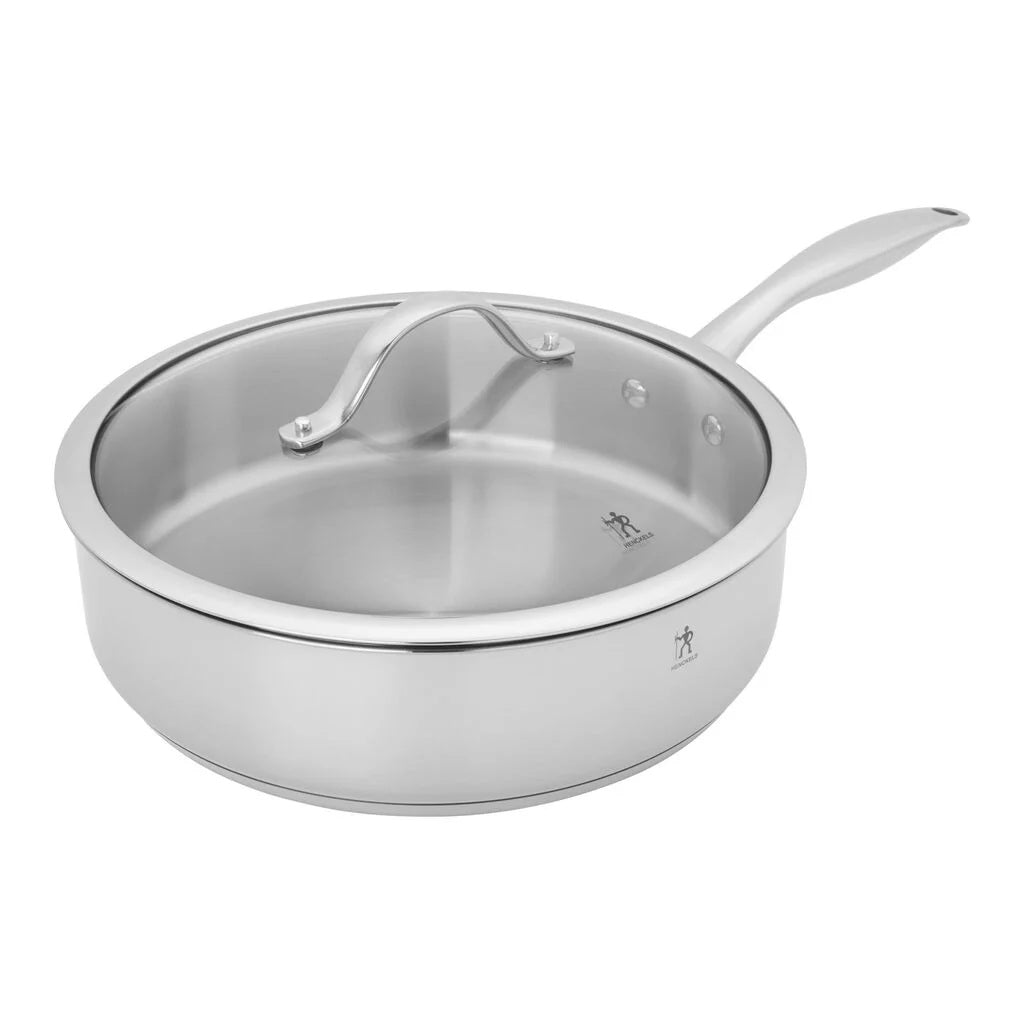 Henckels Aragon Stainless Steel Sauté Pan with Lid and Fryer Basket - 5.75Qt
