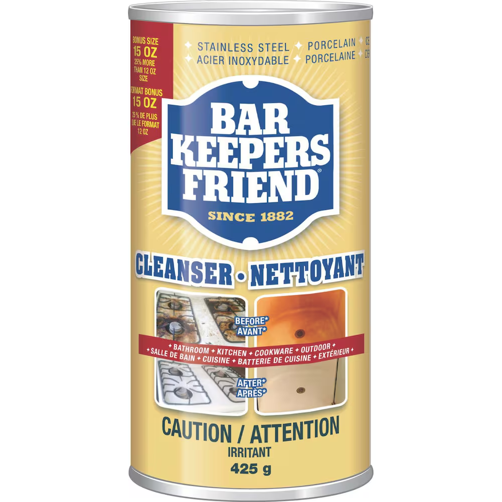 Bar Keepers Friend Cleanser / Polisher Tin 425g