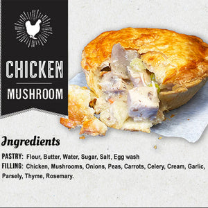 Pie Commission - Chicken Mushroom Pot Pie