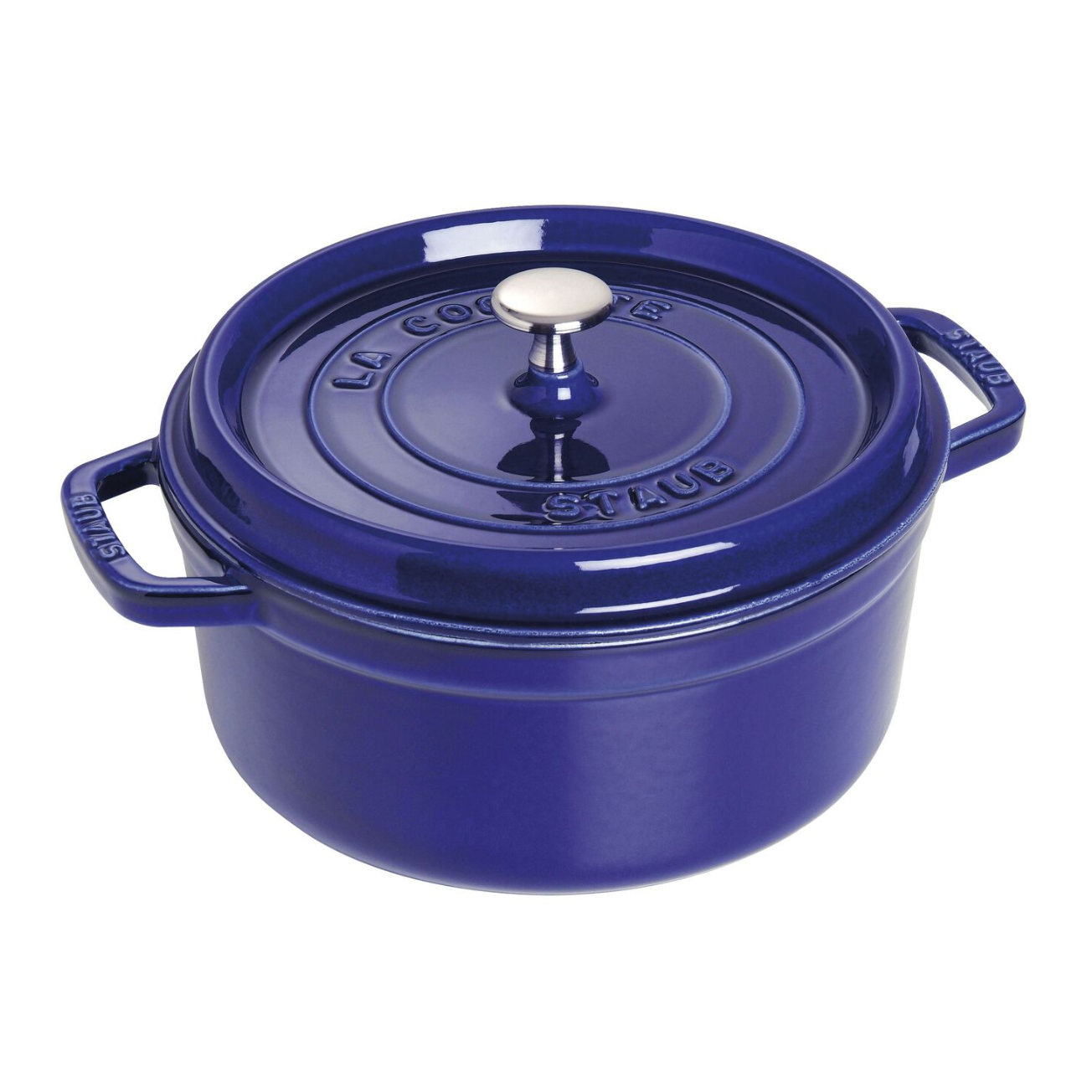 Staub Round Cocotte 4Qt - Dark Blue
