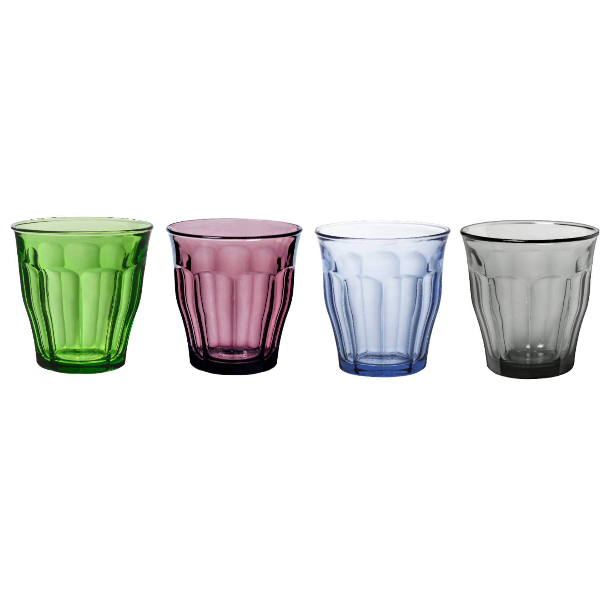 Duralex Picardie 8 3/8 oz Tumblers - Multicoloured  (Set of 4)