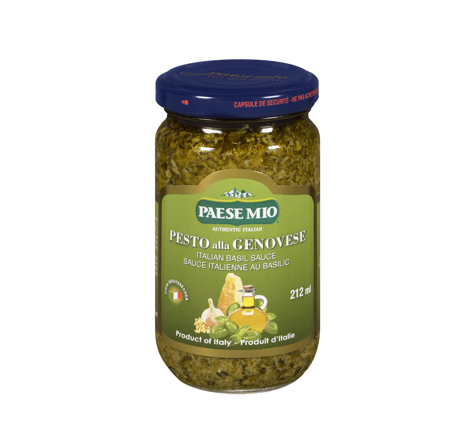 Paese Mio Basil Pesto alla Genovese  212ml