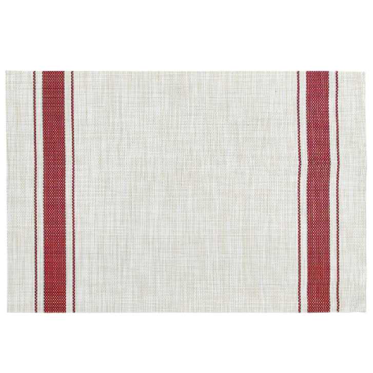 Harman Vinyl Placemats - Bistro Style Red