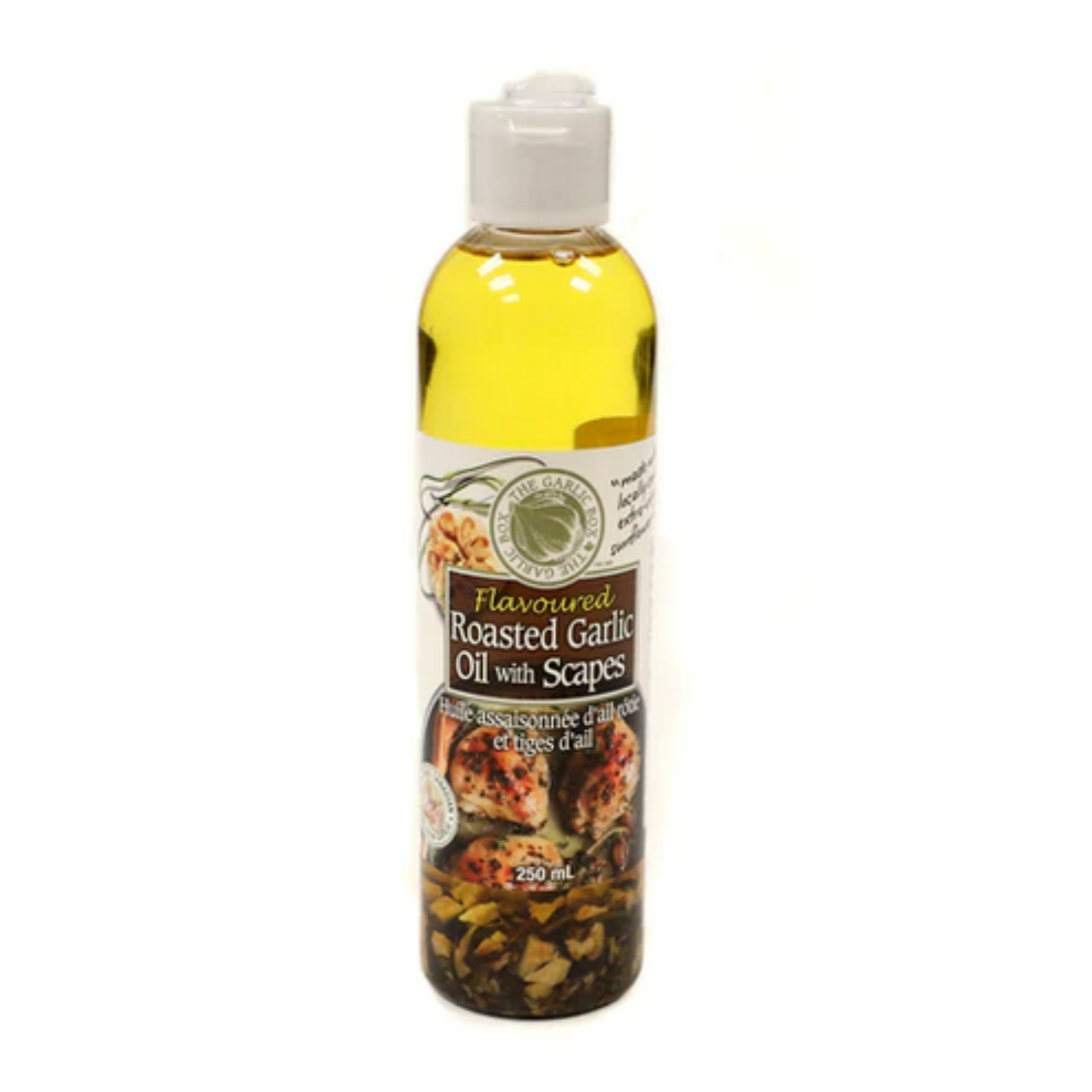 The Garlic Box Flavoured Roasted Garlic Oil with Scapes