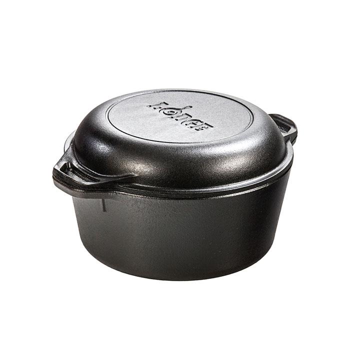 Lodge Double Dutch Oven 5 Qt