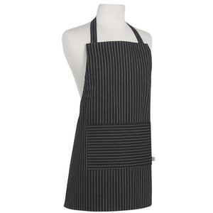 Danica Apron Junior Black Pinstripe