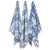 Danica Jumbo Tea Towel - Royal Blue (Set of 3)