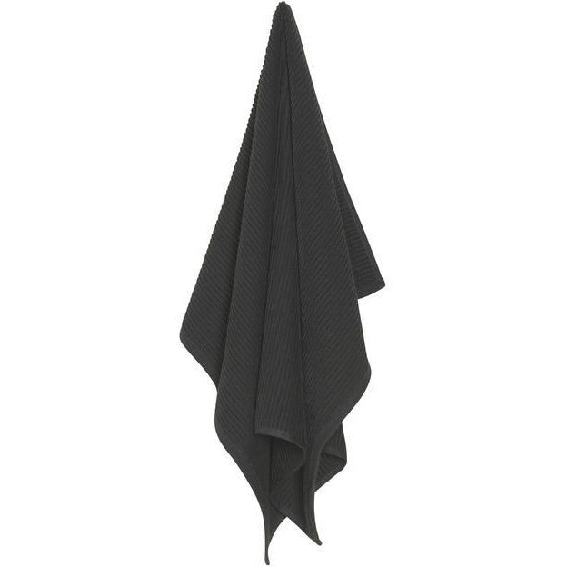 Danica Ripple Kitchen Towel - Black