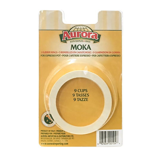 Aurora Replacement Rubber Gasket Rings - 9 Cup