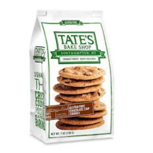 Tate's Bake Shop Cookies Chocolate Chip Gluten Free 198g