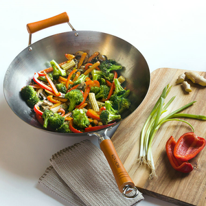 Ken Hom Wok Carbon Steel 14"