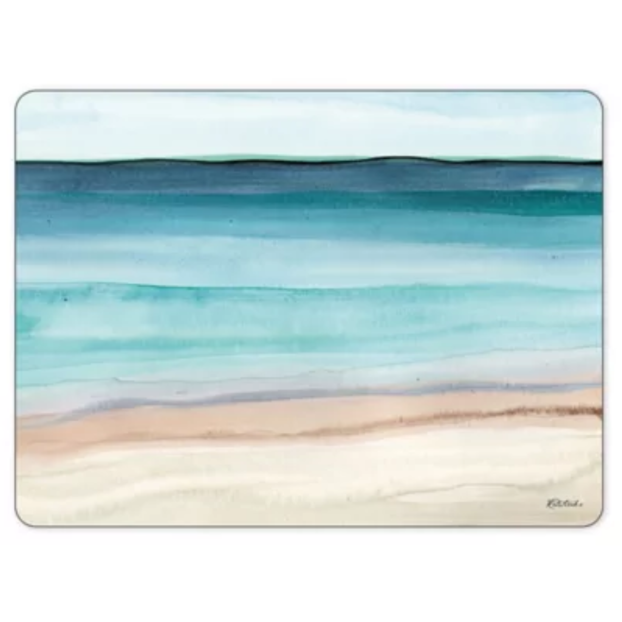 Pimpernel Placemat - Coastal Shore (Set of 4)