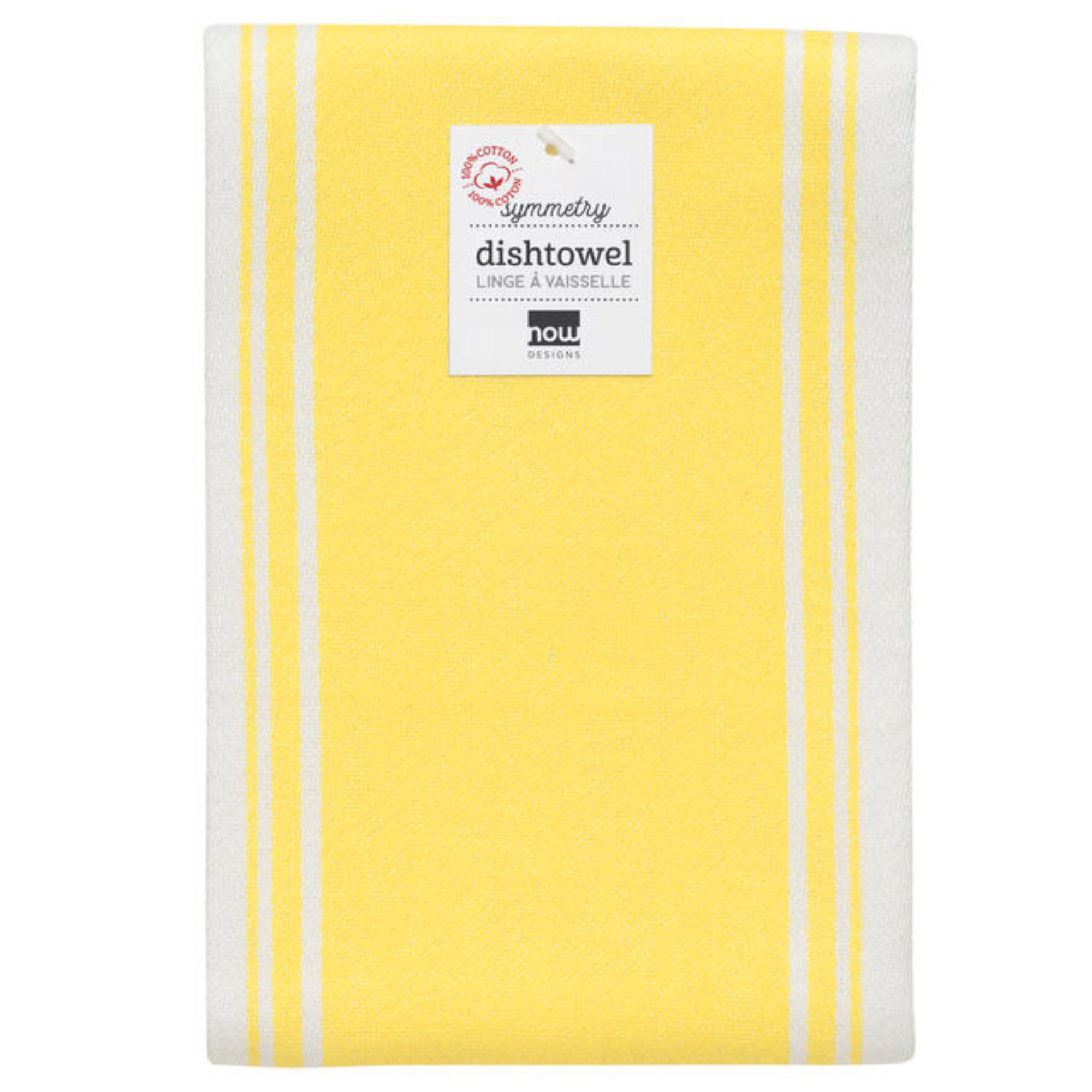 Danica Symmetry Tea Towel - Lemon
