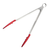 Cuisipro Red Silicone 12" Tongs