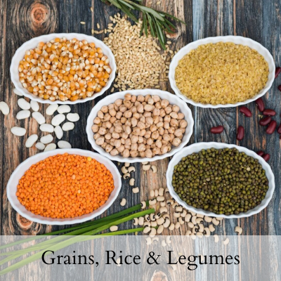 Grains, Rice & Legumes