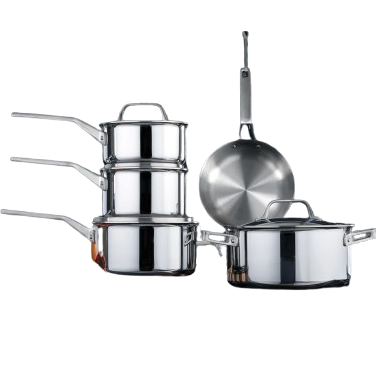 Meyer 10pc ProClad Set -  5ply Stainless Steel