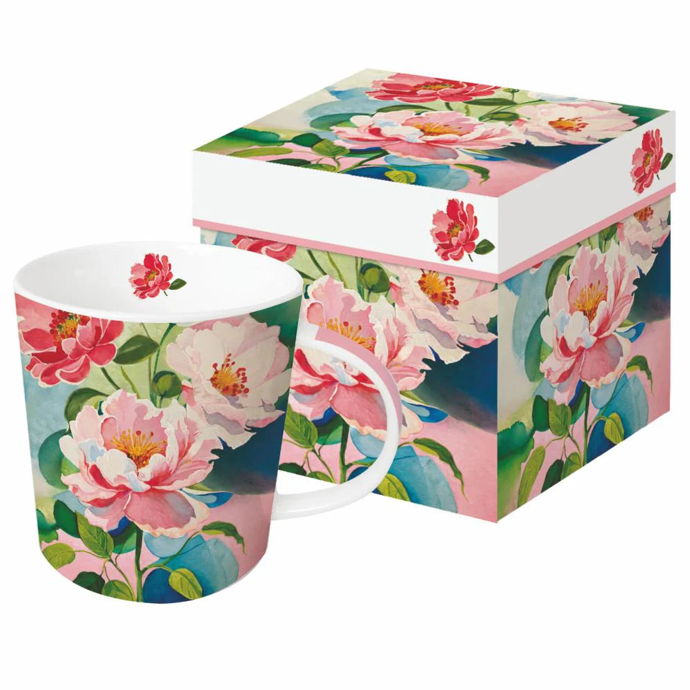 PPD Mug Gift Box - Peony Bouquet