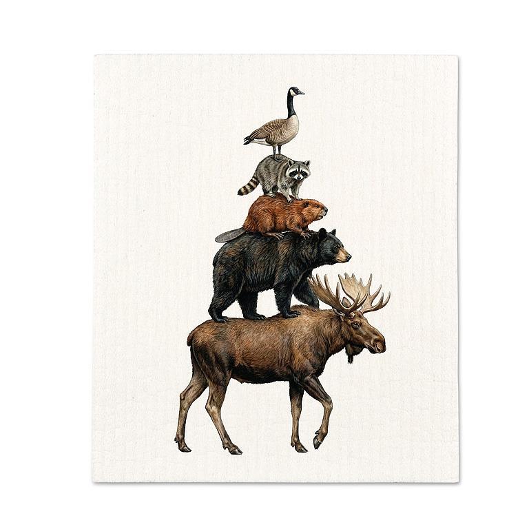 Abbot Swedish Dish Cloth - Animals