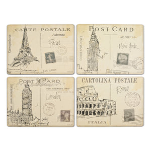 Pimpernel Placemat - Postcard Sketches (Set of 4)