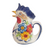 Portugal Imports Rooster Jug - Blue Flowers