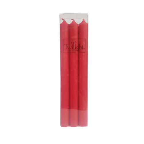 Twilight Candle 6-Pack 10" - Red