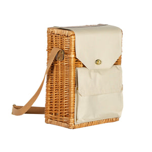 Bacon Basketware - Wine Bag Basket with Corkscrew & Cheese Board