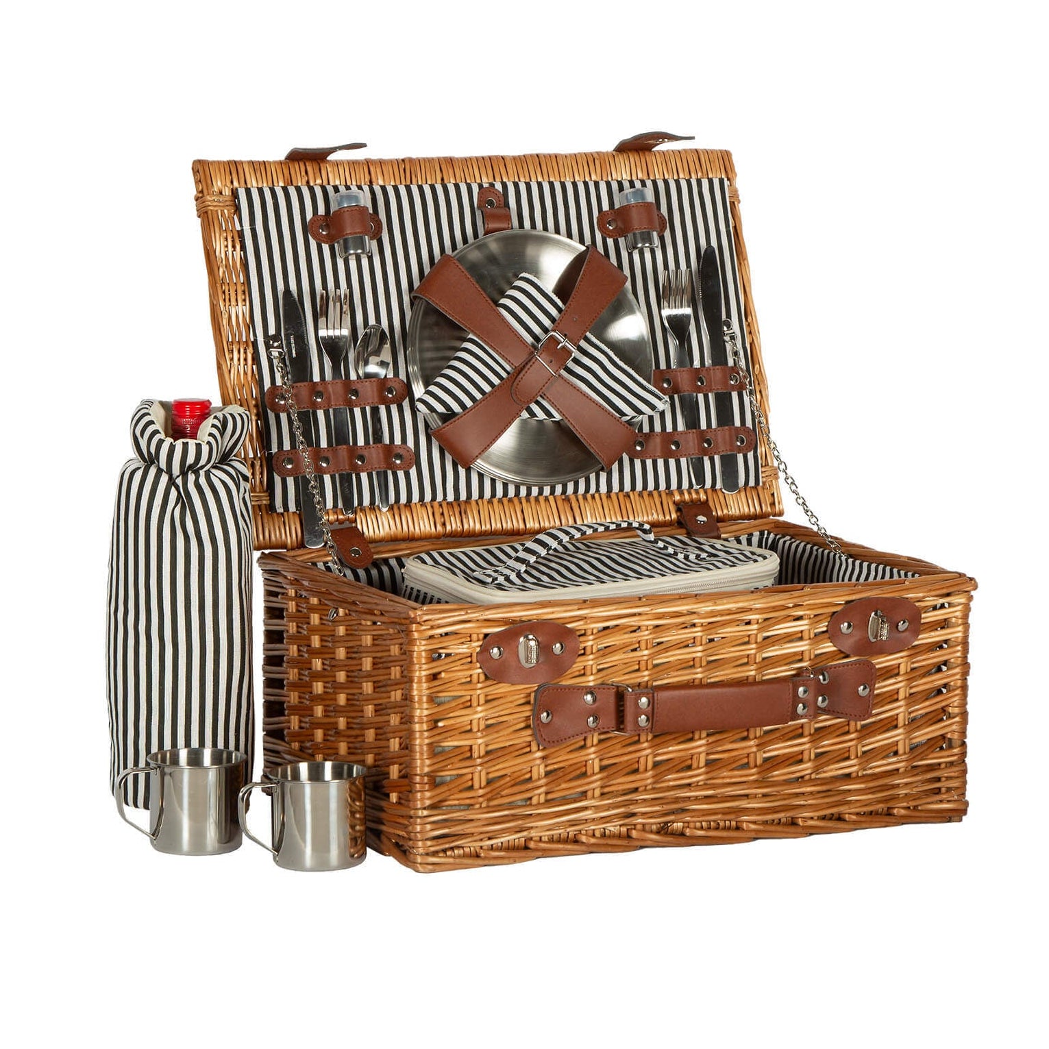 Bacon Basketware - Willow Picnic Basket (Service for 4)