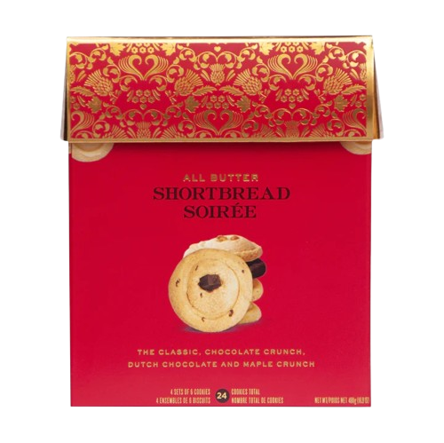 Mary Macleod 24pc Red Shortbread Gift Box