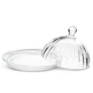 Abbot Low Optic Round Dish with Lid