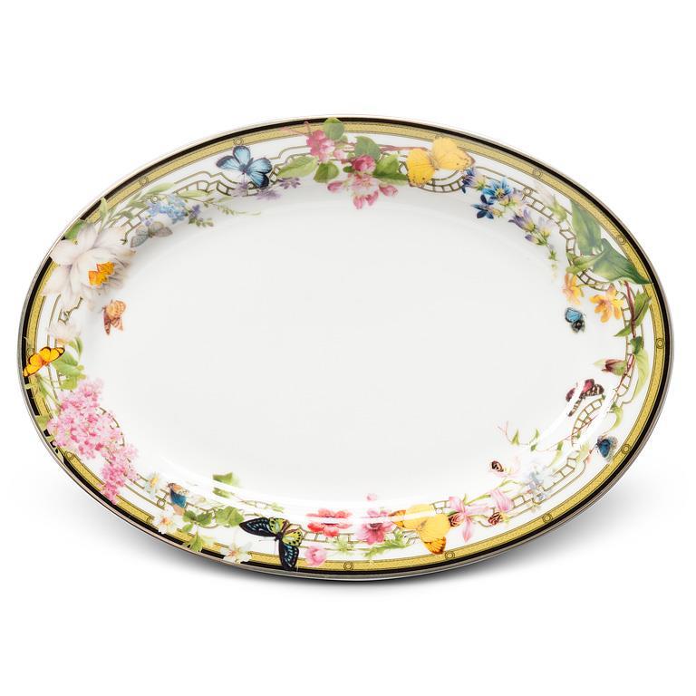 Abbott Oval Plate - Shangrila Butterfly Garden