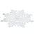 Abbott Placemat - Silver Snowflake