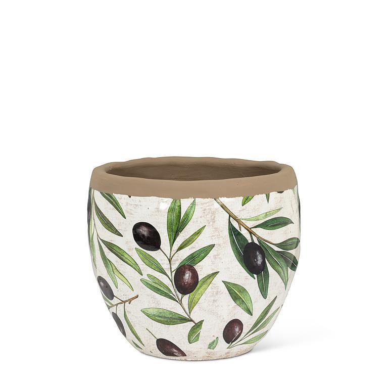 Abbott Small Olive & Branch Planter