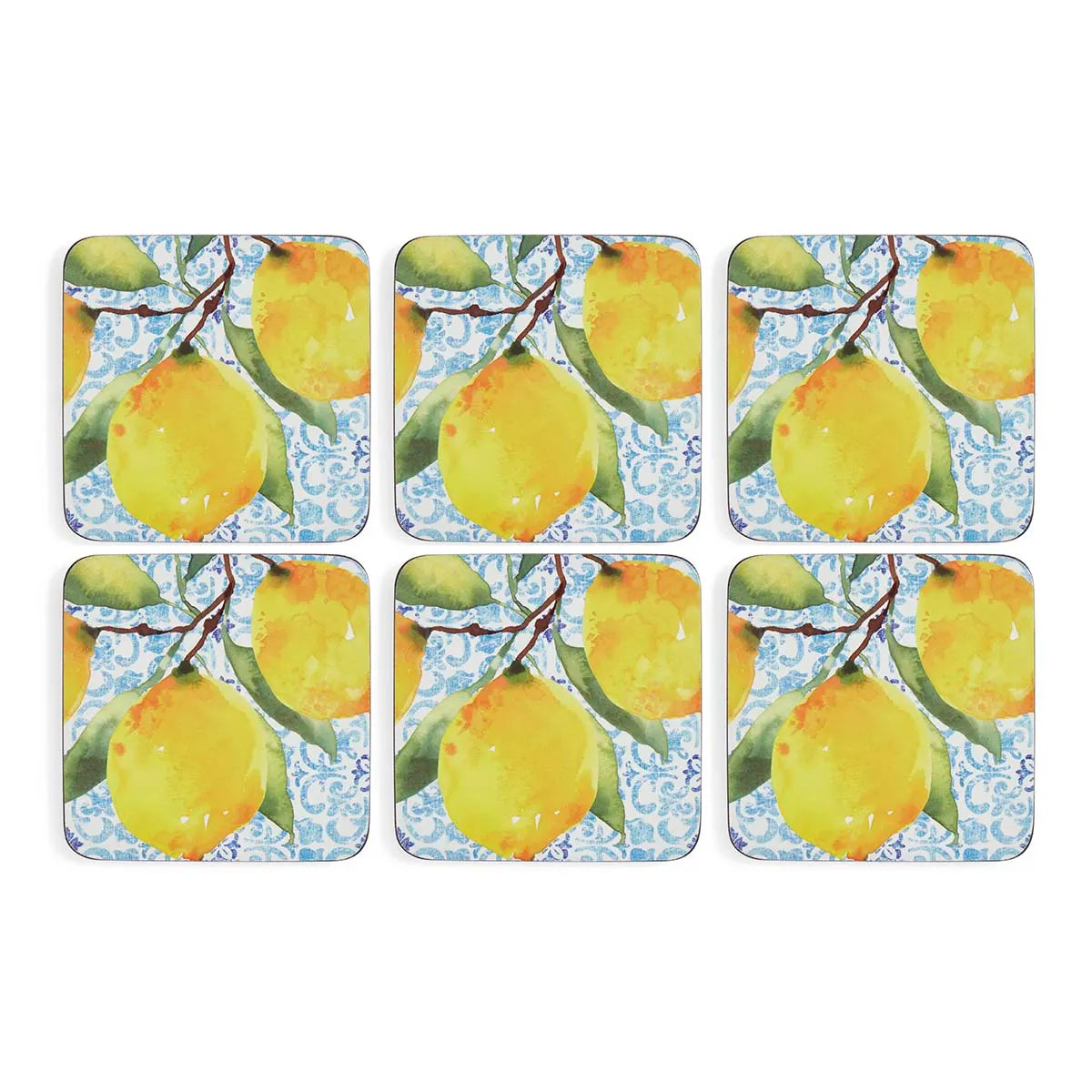 Pimpernel Coasters - Amalfi Lemons (Set of 6)