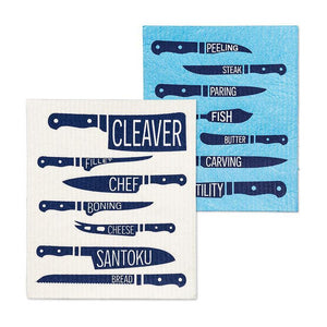 Danica Swedish Discloths - Knives (set of 2)