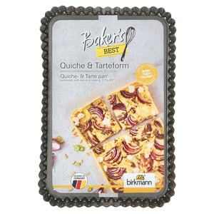 Bakers Best Quiche and Tarte Pan - 12.5x8.5"