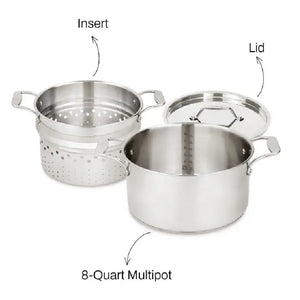 All-Clad Simply Strain Multipot with Insert 8Qt