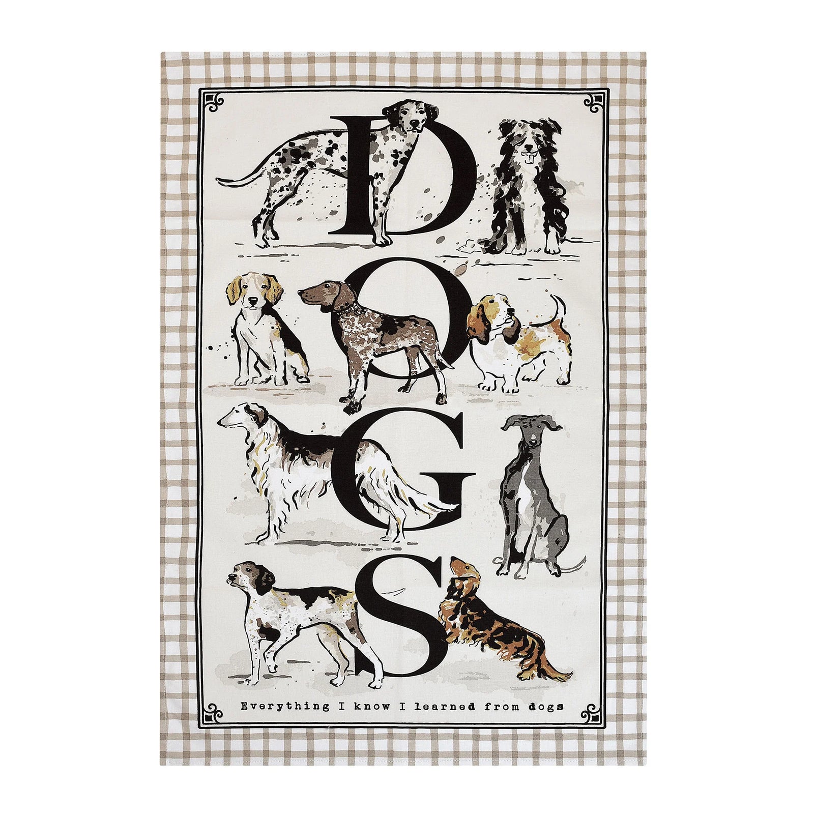 Ulster Weavers Teatowel -  Country Dogs