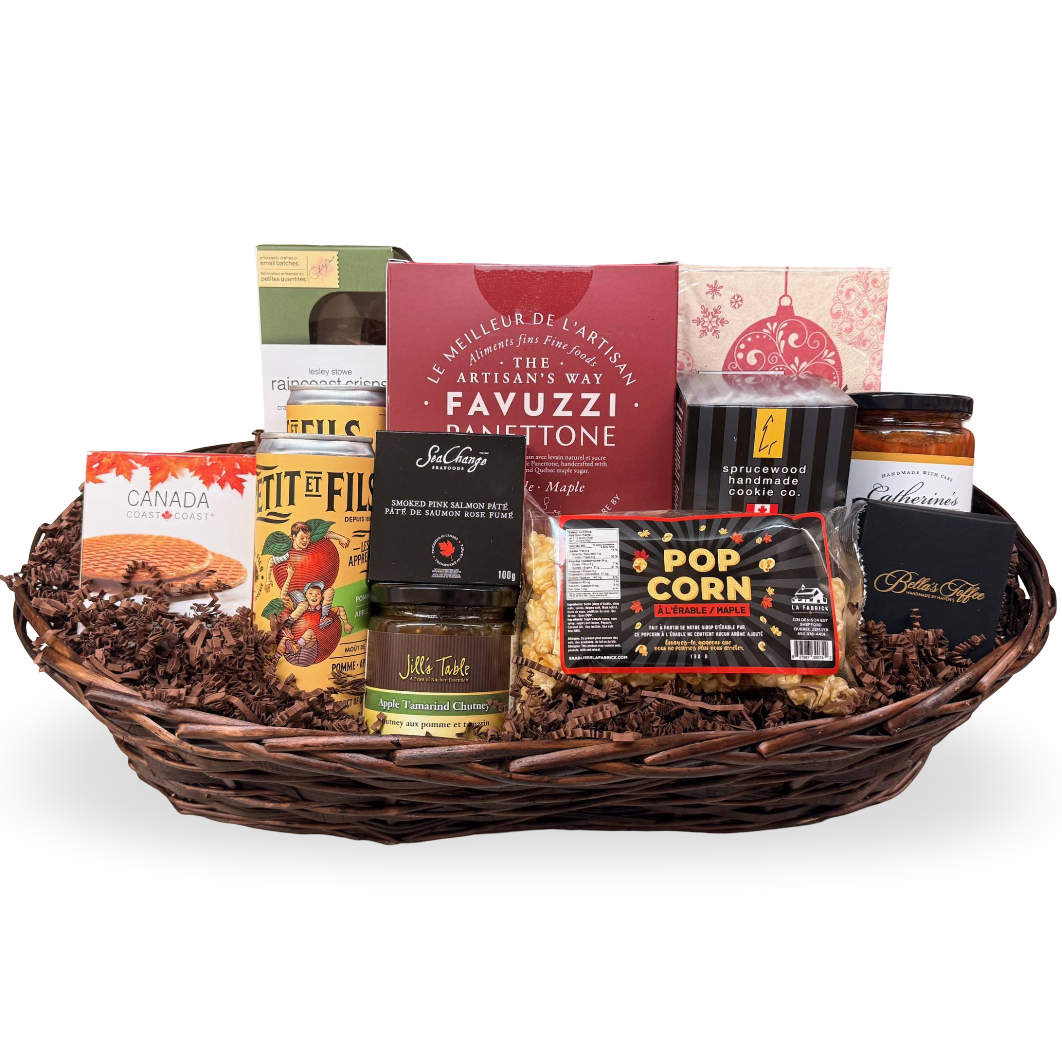Deluxe Canadiana Basket