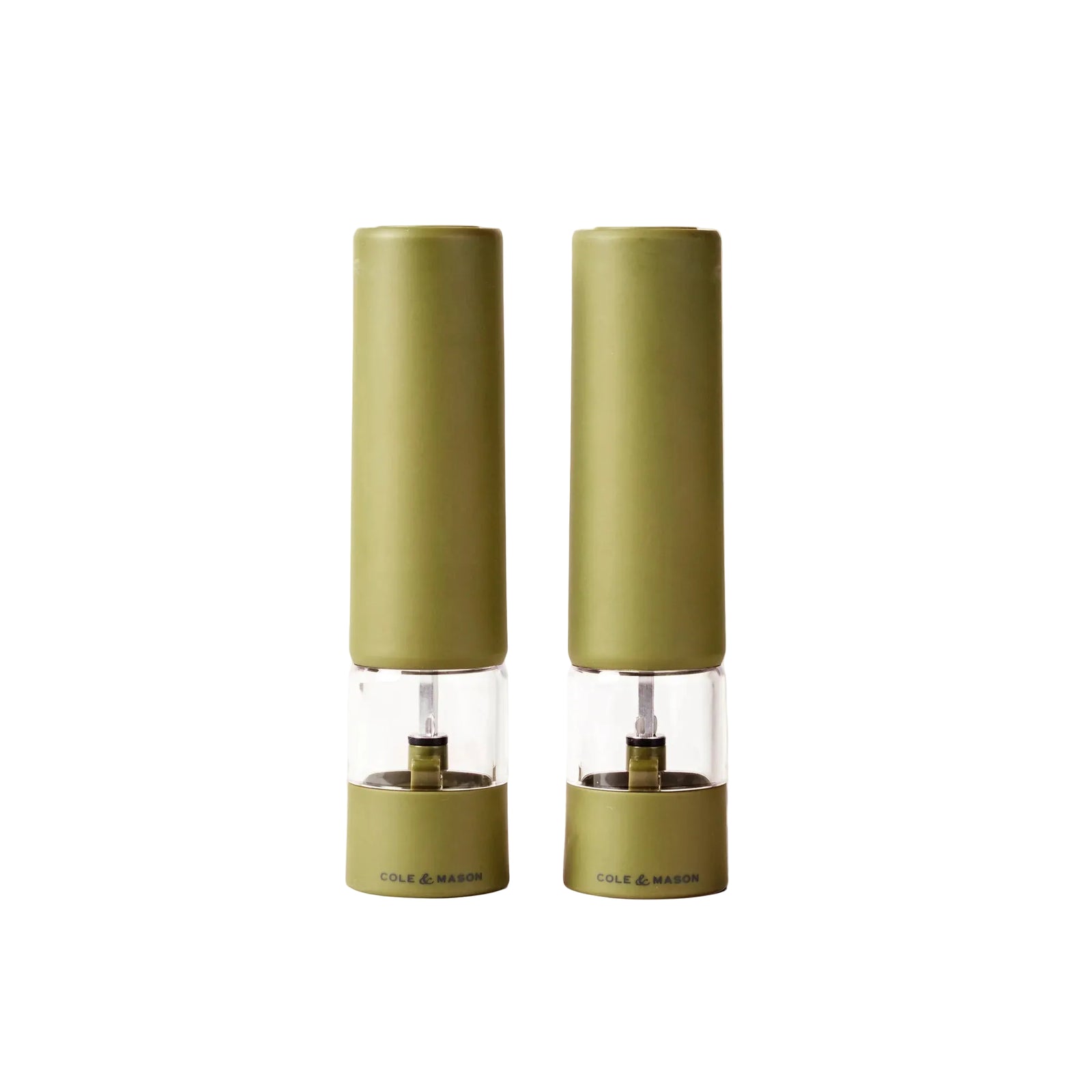 Cole & Mason Brixton Electric Mill S&P Set - Olive