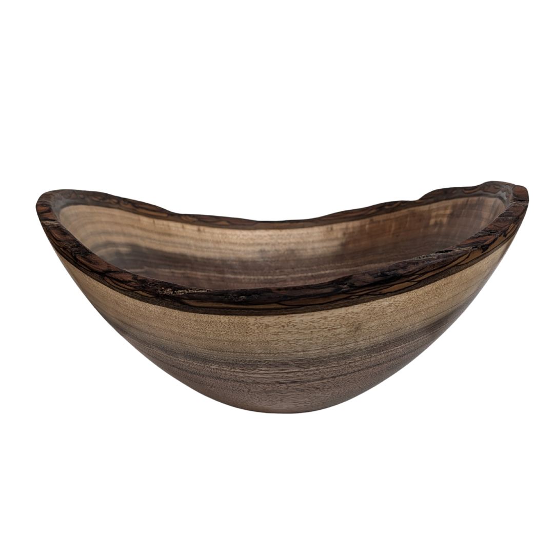 Michael Sbrocca Salad Bowl - Walnut 14"