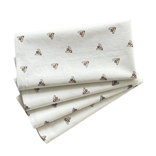 Mahogany Napkins - Bees (Set of 4)