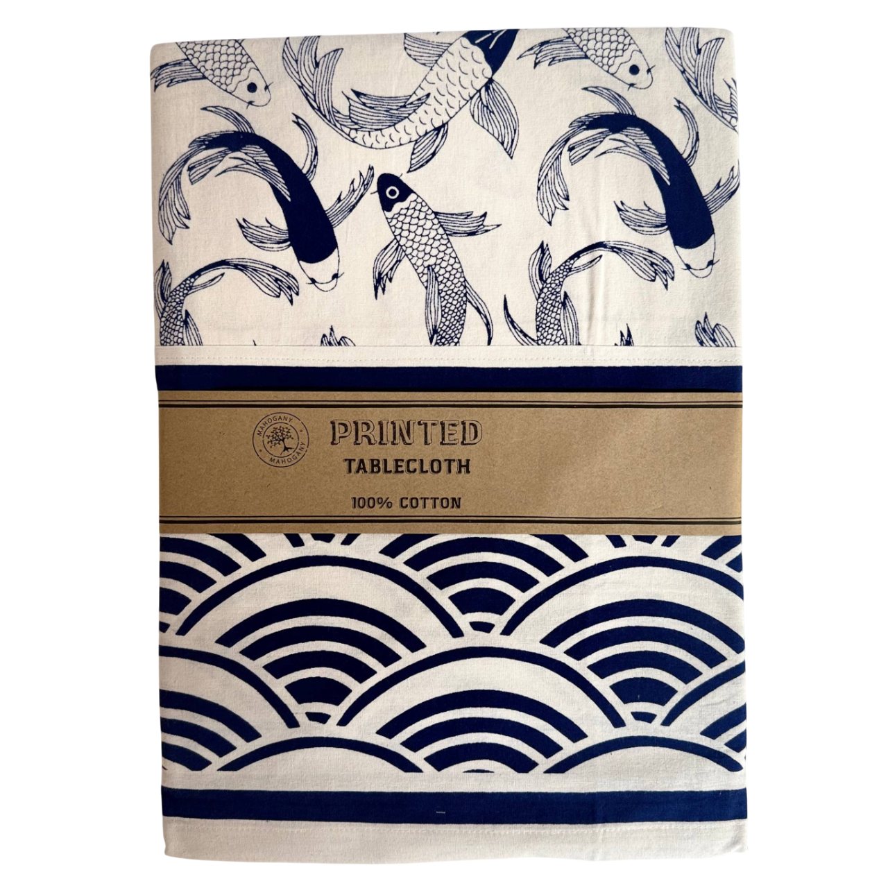 Mahogany Tablecloth -  Fish Pond (60x60")