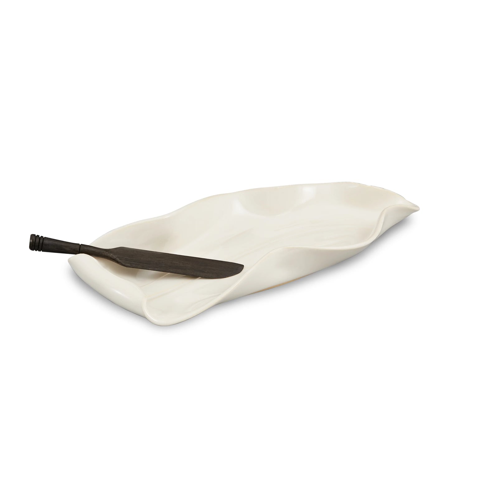 Hilborn Pottery Stick Butter Dish - Simply White