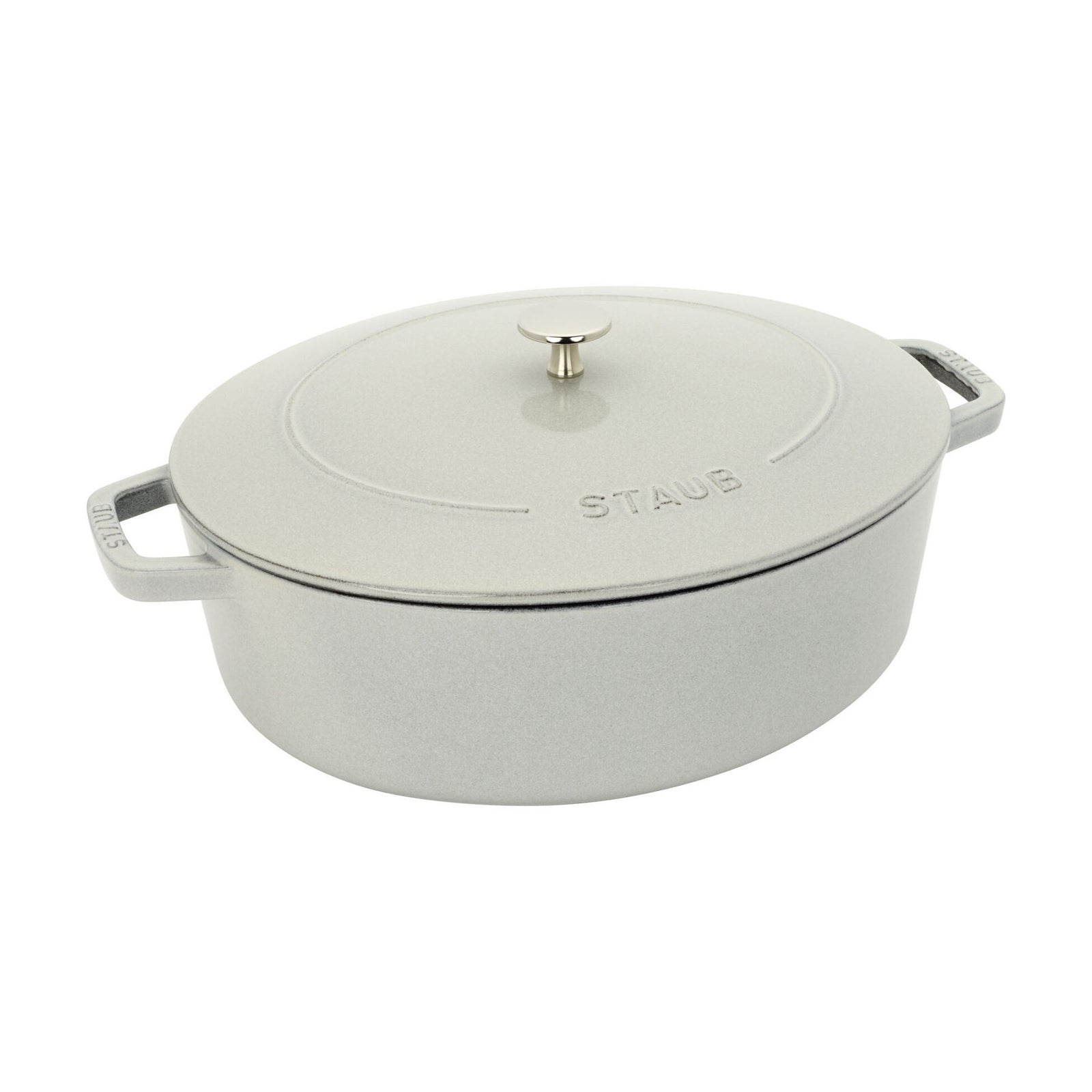 Staub Oval Cocotte Chubby 5.9Q - White Truffle
