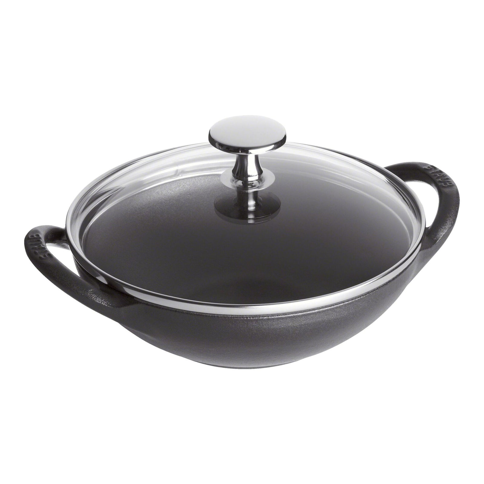 Staub Mini Wok w/ Lid - Black