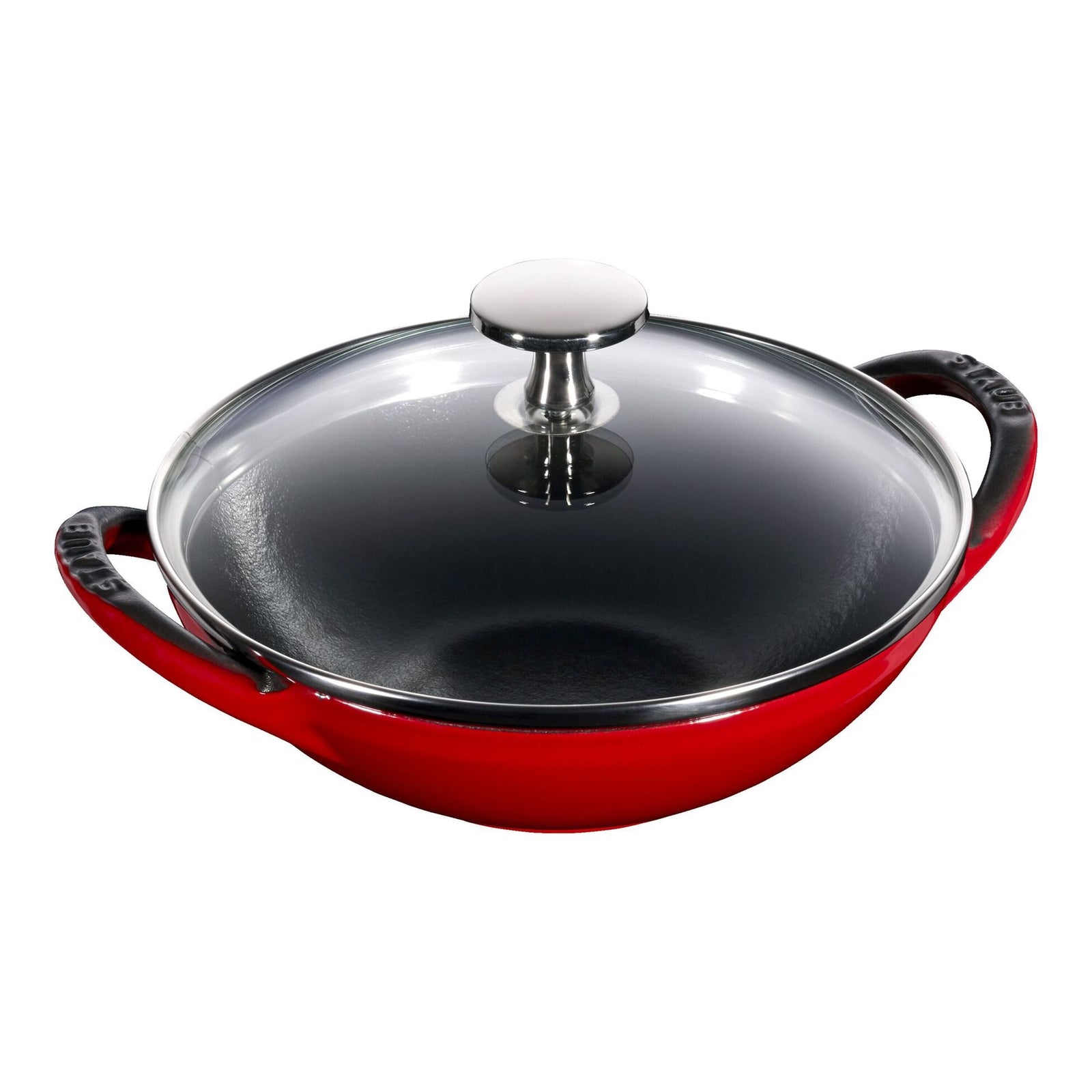 Staub Mini Wok Cherry w/ Lid - Cherry