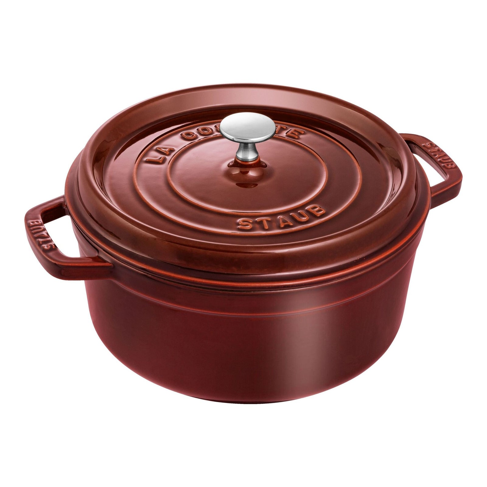 Staub Round Cocotte 4Q - Grenadine